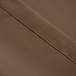 Rideau Solide Café Foncé Sur Mesure, Rideau Moderne Imitation Soie, Tissu Occultant Pour Salon Et Chambre À Coucher
