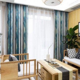 Rideau Occultant Moderne Sur Mesure, Épais, Imprimé À L'Encre, Pour Chambre À Coucher