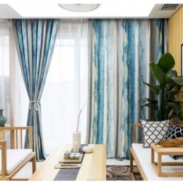 Rideau Occultant Moderne Sur Mesure, Épais, Imprimé À L'Encre, Pour Chambre À Coucher