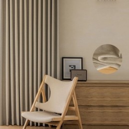Rideaux Occultants De Couleur Unie Style Nordique Pour Salon