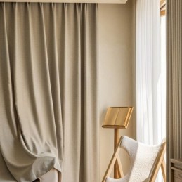 Rideaux Occultants De Couleur Unie Style Nordique Pour Salon