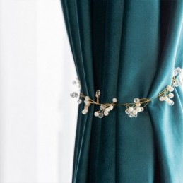 Rideau De Style Nordique Sur Mesure En Flanelle Solide Pour Salon, Hôtel