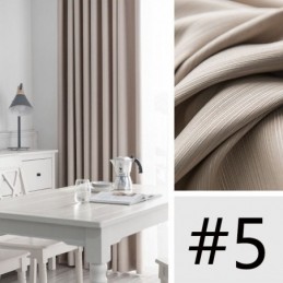 Rideau Jacquard À Rayures Nordiques, Rideau Occultant Sur Mesure Pour Salon Et Chambre À Coucher