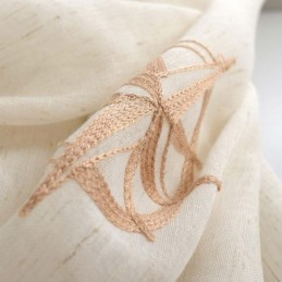 Rideau Transparent Moderne Sur Mesure, Respirant, Brodé D'Étoiles, Pour Salon