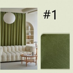 Rideaux Géométriques De Luxe, Occultants Et Modernes, Pour Chambre À Coucher