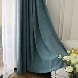 Rideau De Couleur Pure Sur Mesure, Rideau À Ombrage Élevé Pour Salon Et Chambre À Coucher