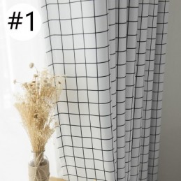 Rideau Occultant À Carreaux Sur Mesure, Motif Géométrique, Pour Chambre À Coucher Ou Salon
