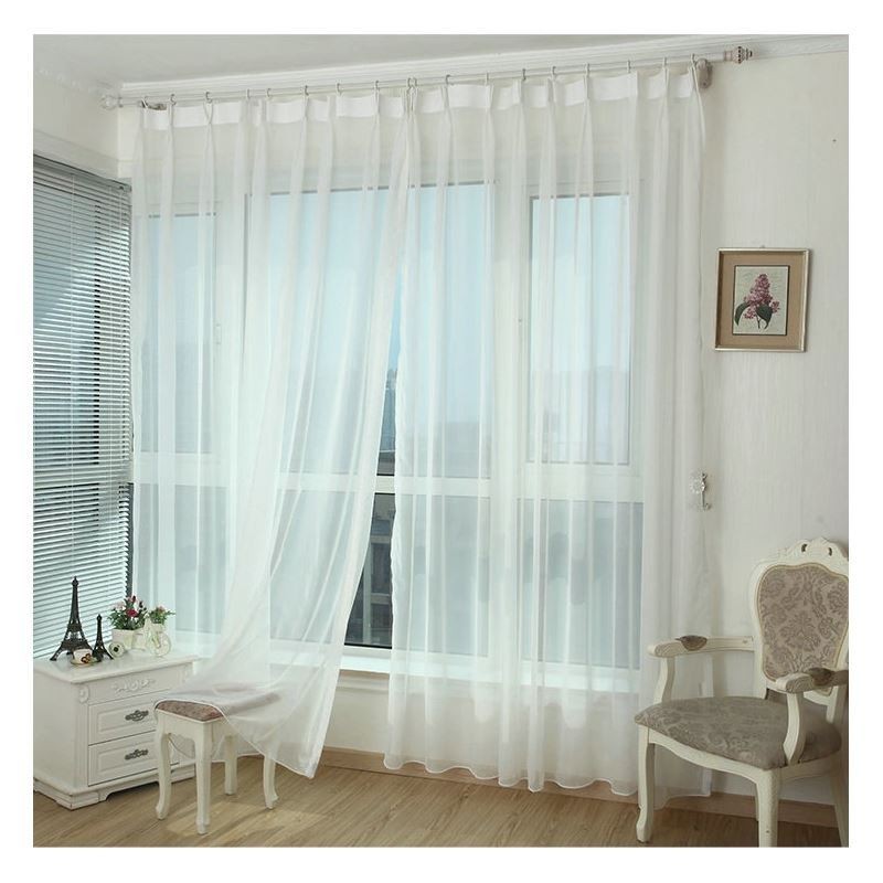 Rideaux Transparents Blancs Modernes, Personnalisation Avancée