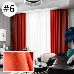 Rideaux Modernes De Couleur Unie, Rideaux Occultants Sur Mesure Pour Salon