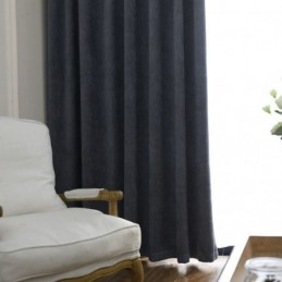 Rideaux Occultants Européens En Chenille De Couleur Unie, Sur Mesure, Pour Salon Et Chambre À Coucher