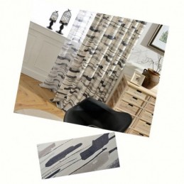 Rideau Coloré Abstrait Sur Mesure Pour Chambre D'Enfant