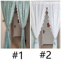 Rideaux En Voile Transparent Élégants, Rideaux Décoratifs Pour Fenêtre De Salon Ou De Chambre À Coucher