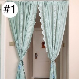 Rideaux En Voile Transparent Élégants, Rideaux Décoratifs Pour Fenêtre De Salon Ou De Chambre À Coucher