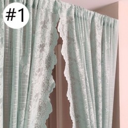 Rideaux En Voile Transparent Élégants, Rideaux Décoratifs Pour Fenêtre De Salon Ou De Chambre À Coucher