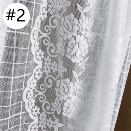 Rideaux En Voile Transparent Élégants, Rideaux Décoratifs Pour Fenêtre De Salon Ou De Chambre À Coucher