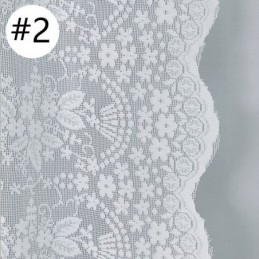 Rideaux En Dentelle Blanche Transparente Pour Salon