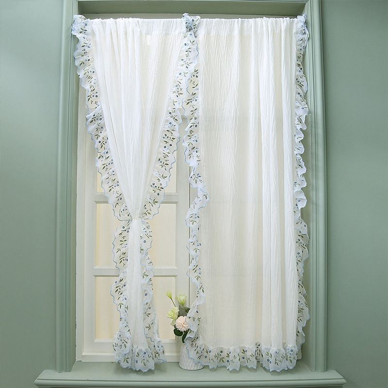 Rideaux Transparents En Jacquard Modernes, Style Nordique, Pour Le Salon