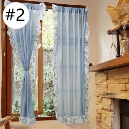 Rideaux Transparents En Jacquard Modernes, Style Nordique, Pour Le Salon