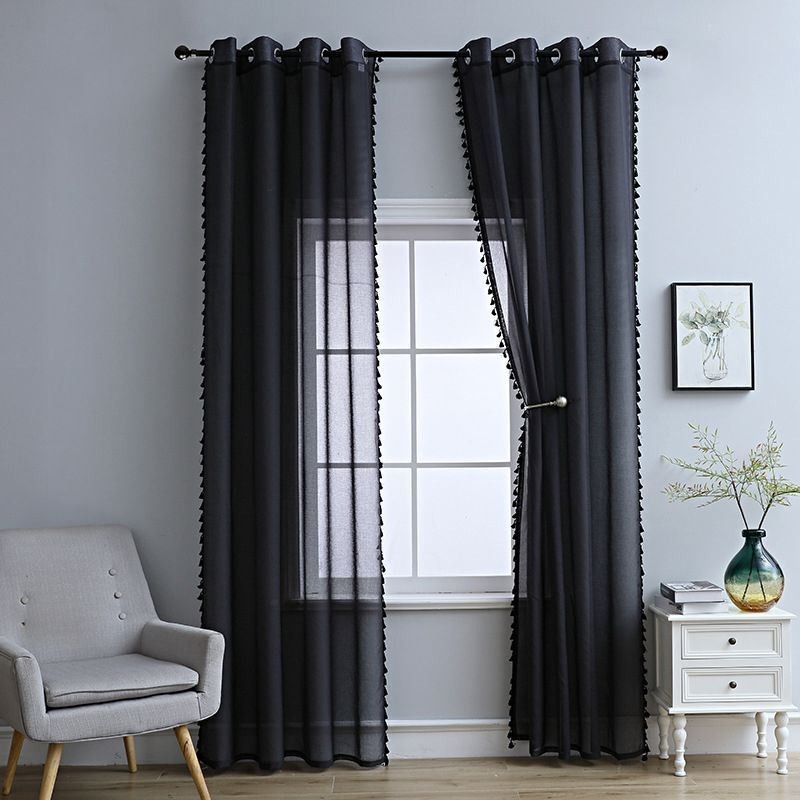 Rideaux En Tulle Transparent, Rideau En Voile Transparent Moderne, Rideau Sur Mesure Pour Salon Et Chambre À Coucher