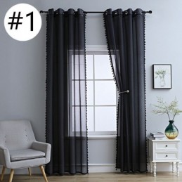 Rideaux En Tulle Transparent, Rideau En Voile Transparent Moderne, Rideau Sur Mesure Pour Salon Et Chambre À Coucher
