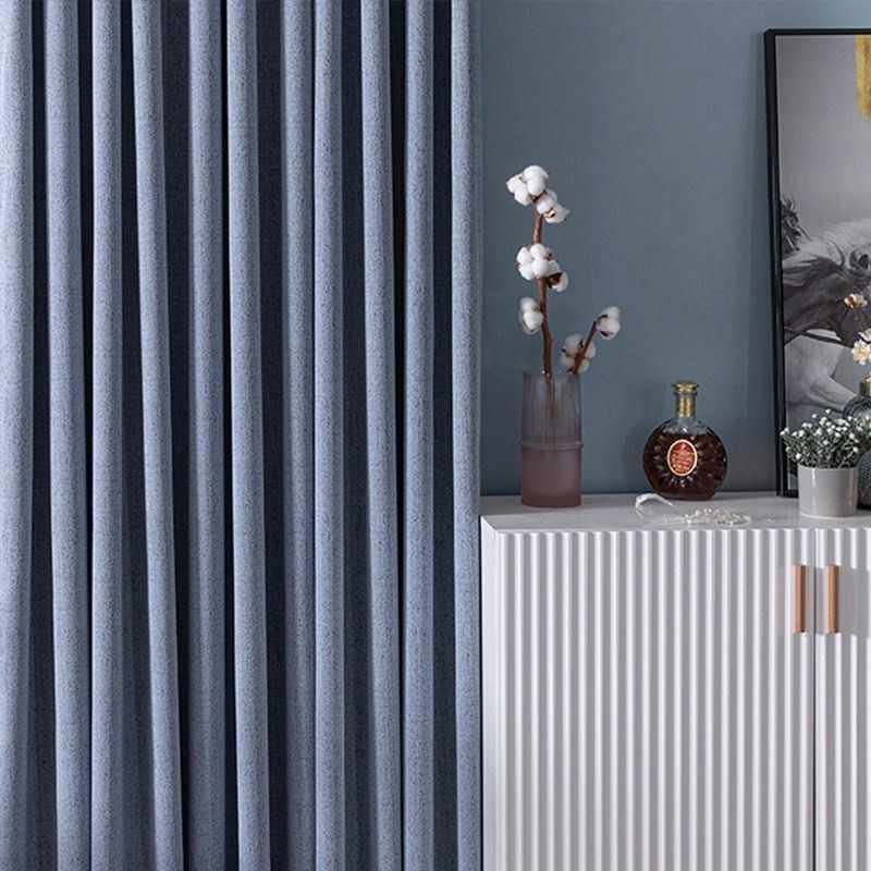 Rideau Moderne De Couleur Unie, Rideau Occultant Sur Mesure Pour Salon