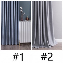 Rideau Moderne De Couleur Unie, Rideau Occultant Sur Mesure Pour Salon