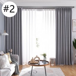 Rideau Moderne De Couleur Unie, Rideau Occultant Sur Mesure Pour Salon