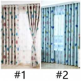 Rideau De Chambre D'Enfant Mignon De Bande Dessinée Sur Mesure, Rideau Imprimé Petit Arbre, Maternelle