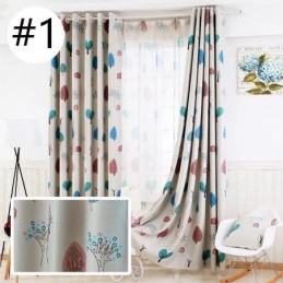 Rideau De Chambre D'Enfant Mignon De Bande Dessinée Sur Mesure, Rideau Imprimé Petit Arbre, Maternelle