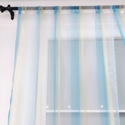 Rideau Transparent Brodé Floral, Rideau Sur Mesure, Élégant Drapé En Tulle Pour Salon