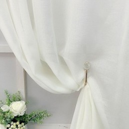 Rideau De Fenêtre En Tulle Transparent Au Design Floral Moderne, Fait Sur Mesure, Pour Salon Et Chambre À Coucher