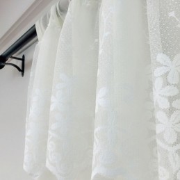 Rideau De Fenêtre En Tulle Transparent Au Design Floral Moderne, Fait Sur Mesure, Pour Salon Et Chambre À Coucher