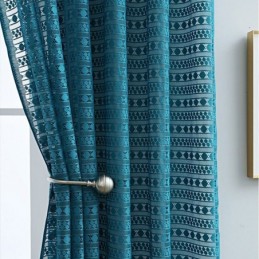 Rideau Transparent Nordique Sur Mesure, Draperies En Voile Simples Pour Salon Et Chambre À Coucher