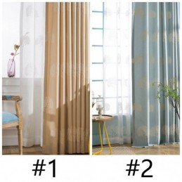 Rideau Brodé Élégant À Motif D'Arbre, Rideau Occultant Sur Mesure Pour Fenêtre De Salon